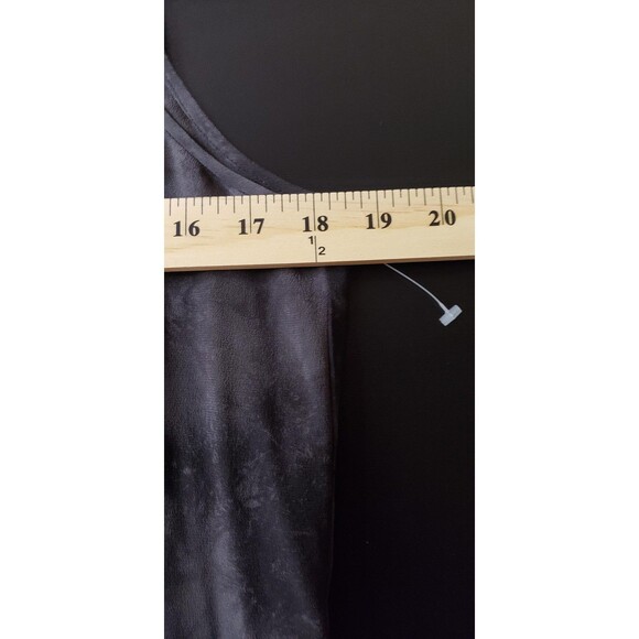 Eileen Fisher Tank Top Womens PM Black Gray 100% Silk Tie Dye Sleeveless Blouse - Picture 7 of 8